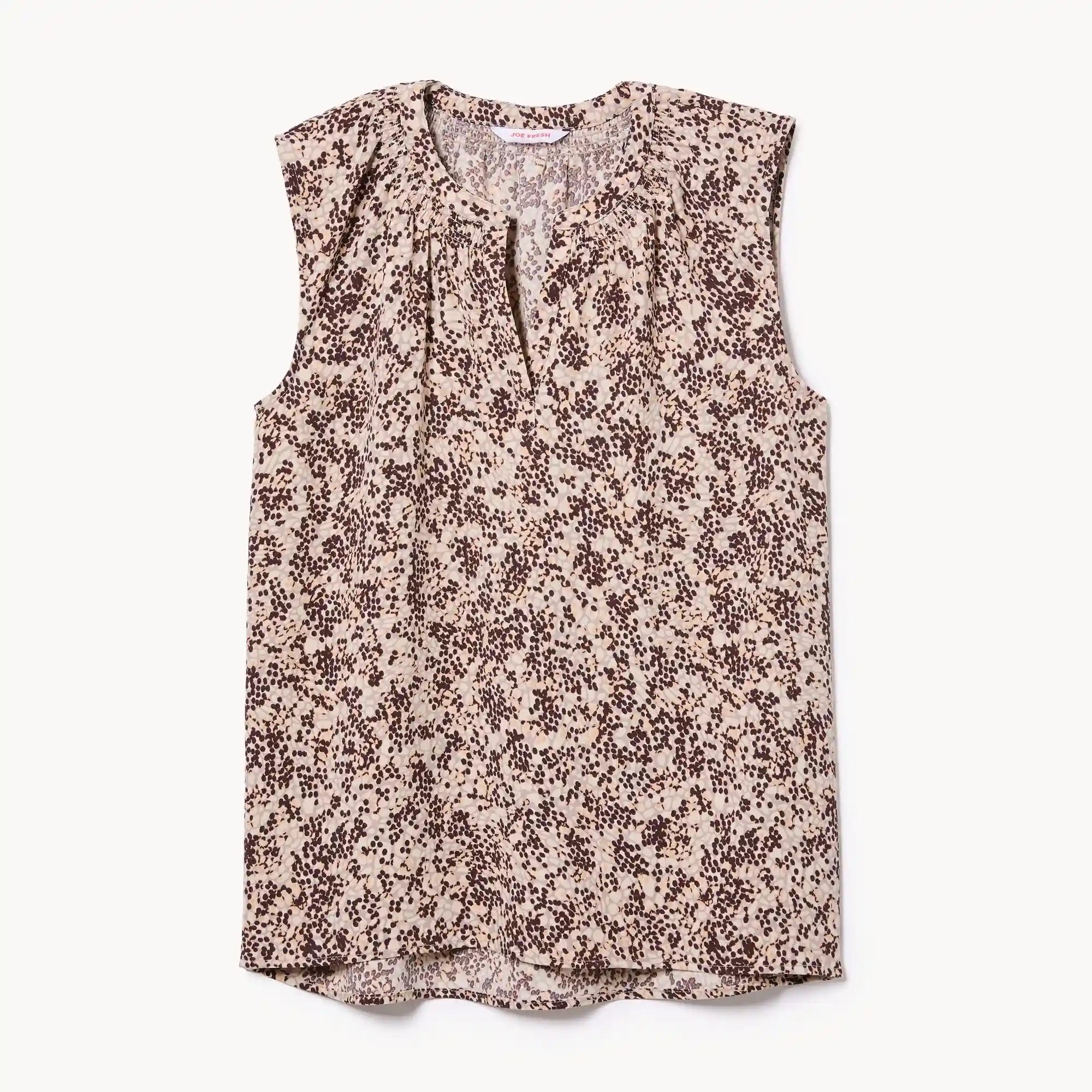 Crepe Printed Sleeveless Top