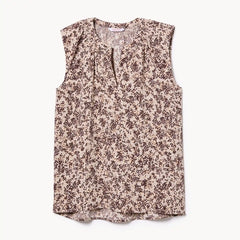 Crepe Printed Sleeveless Top