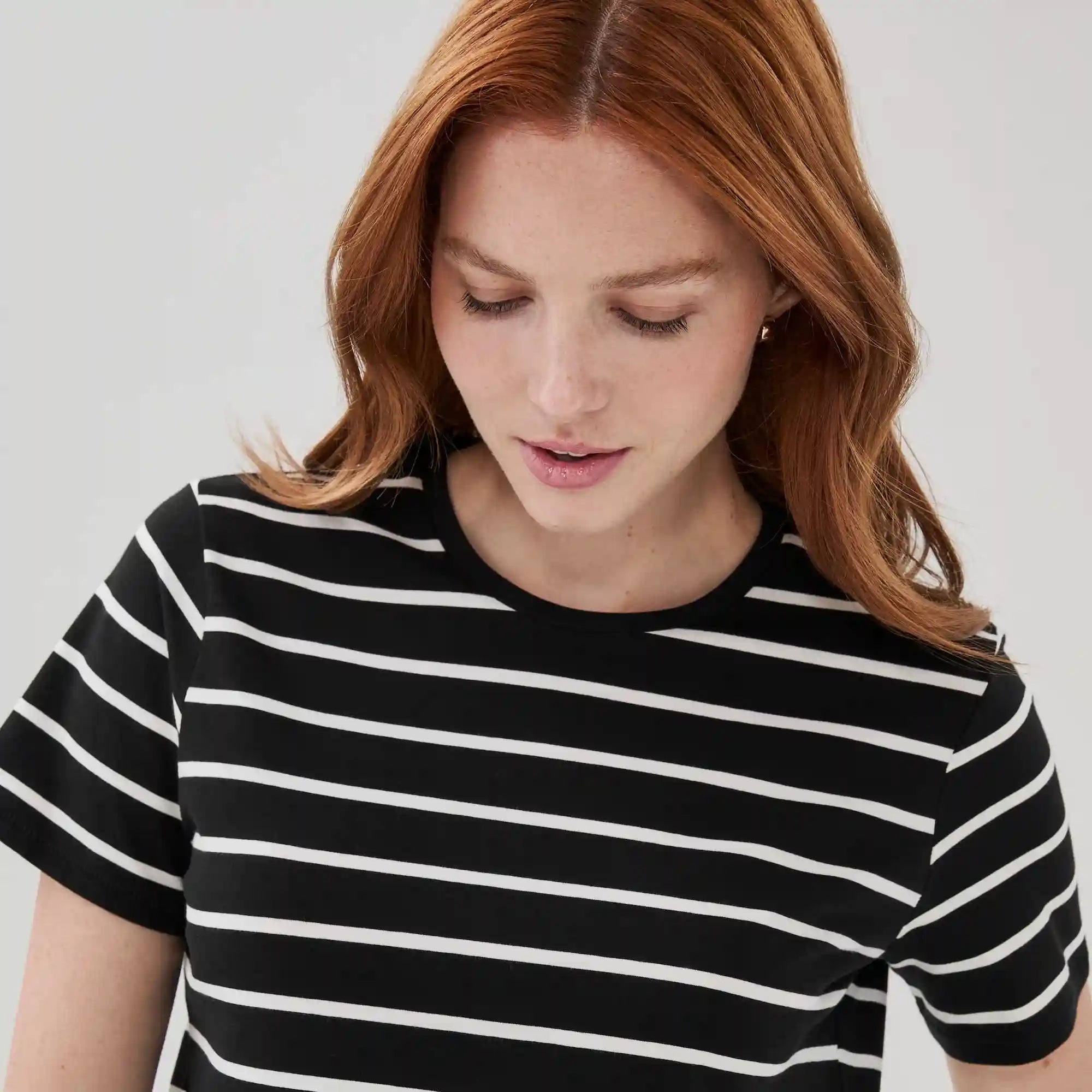 Crewneck Striped T-Shirt