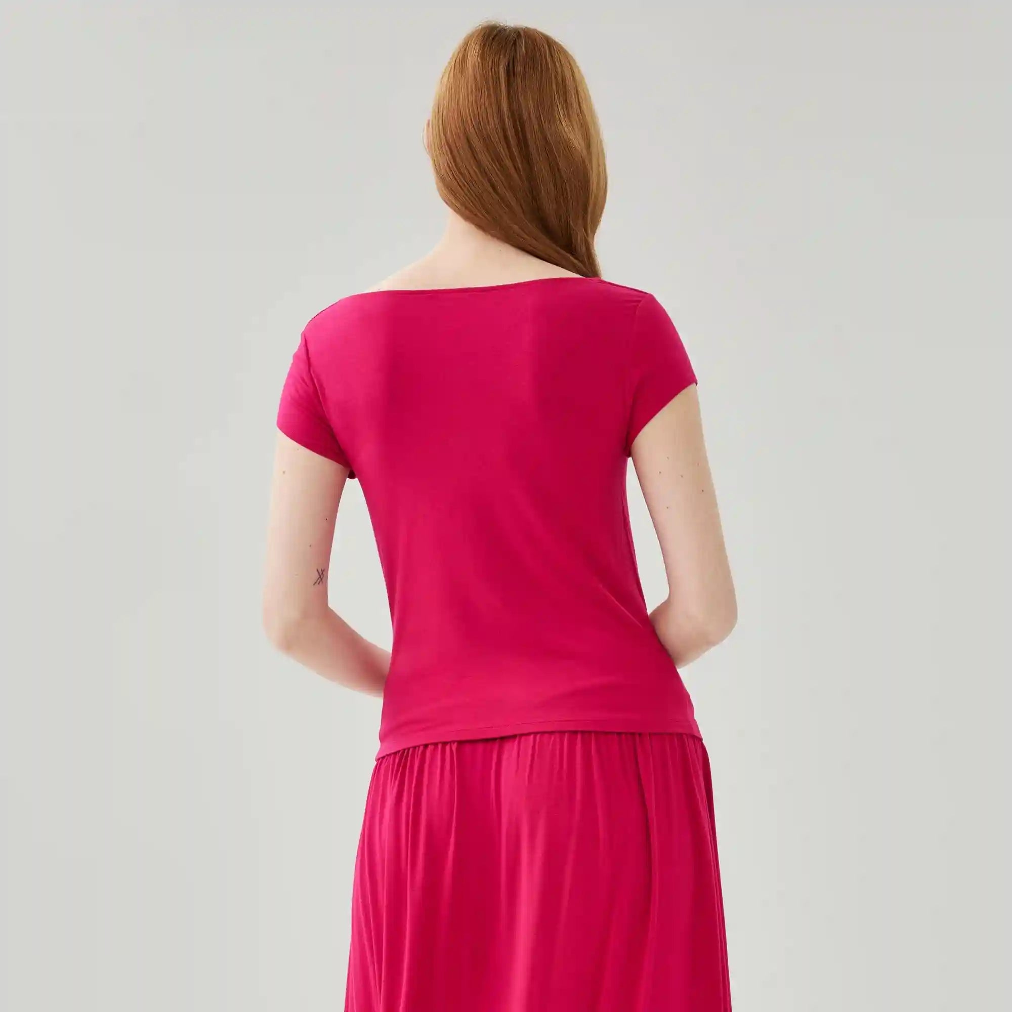 Cowl Neck T-Shirt