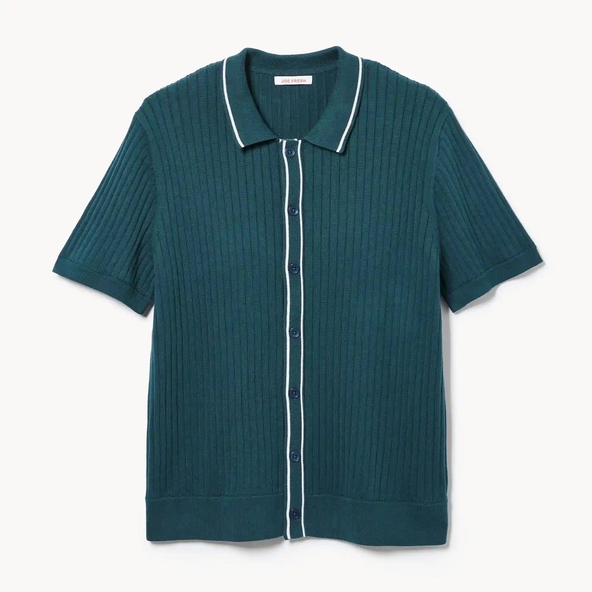 Men's Button-Up Polo Sweater