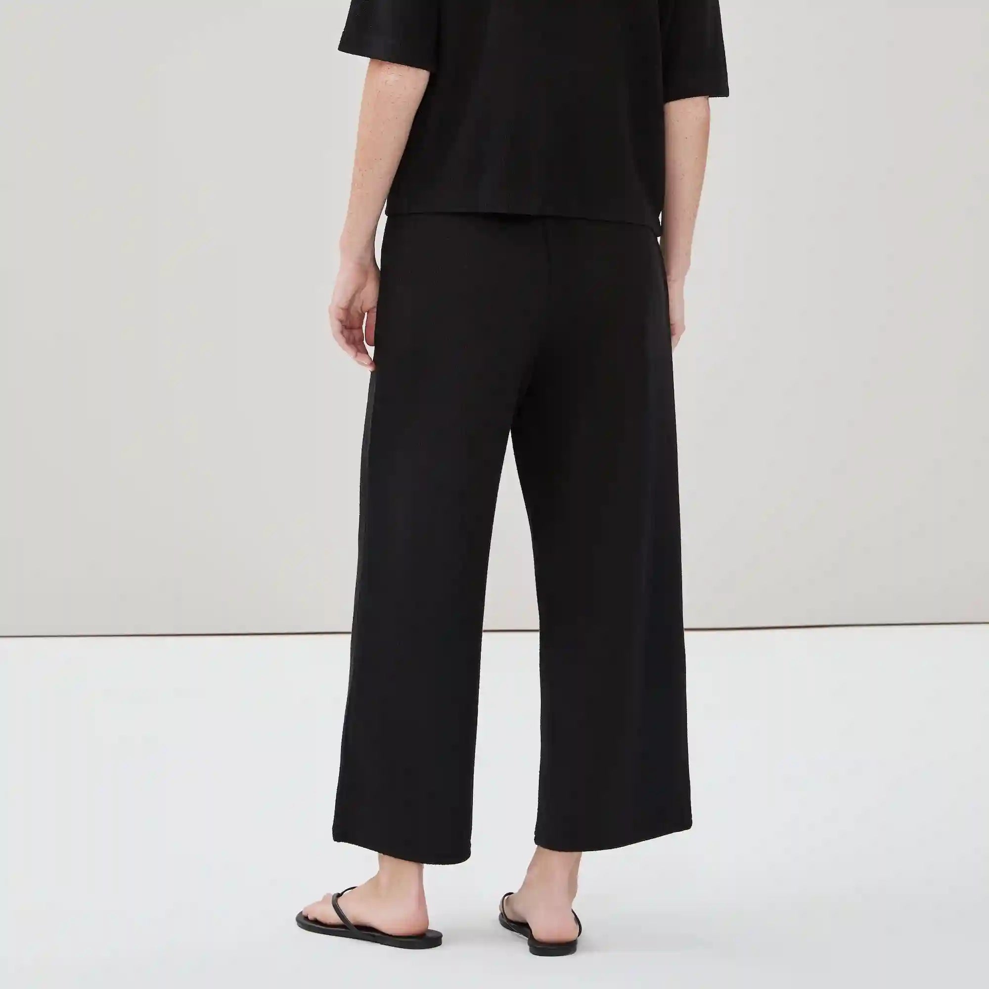 Cropped Pull-On Pant
