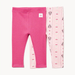 Baby Girls' Disney Minnie Mouse 2-Pack Legging