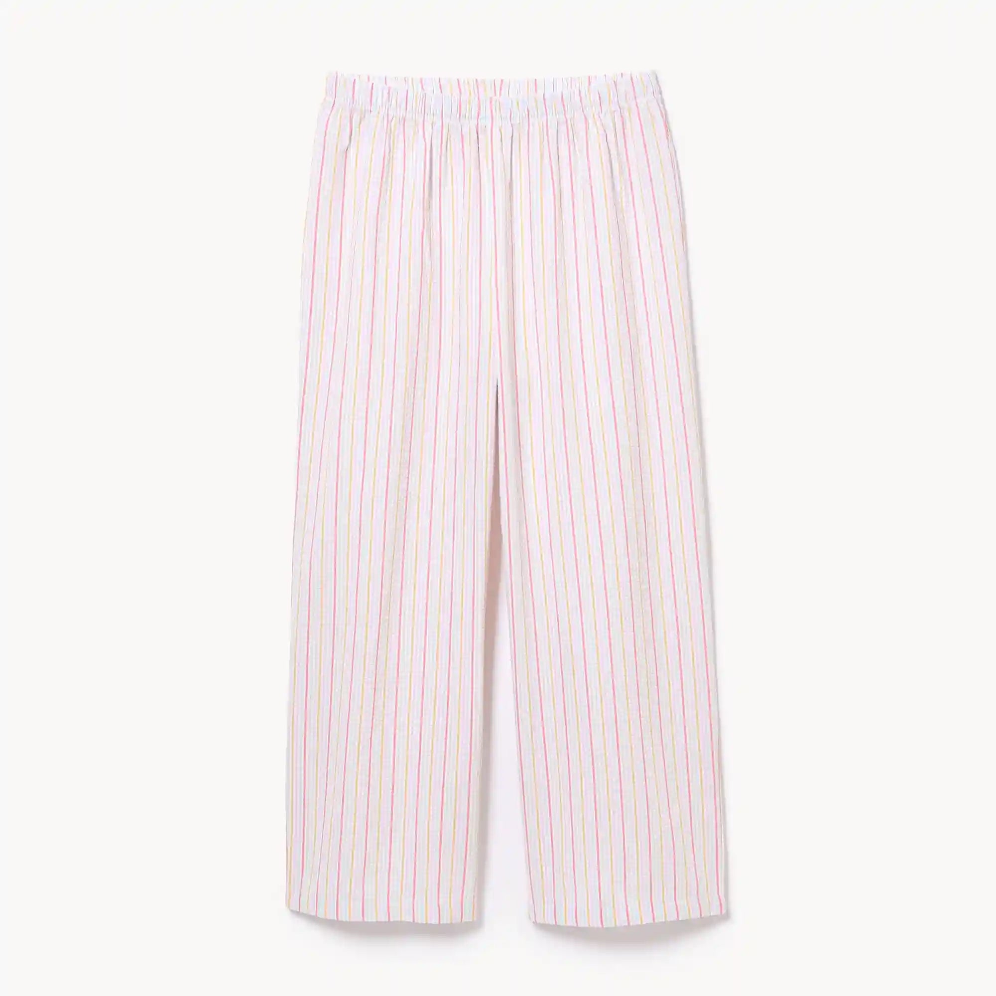 Seersucker Cropped Sleep Pant