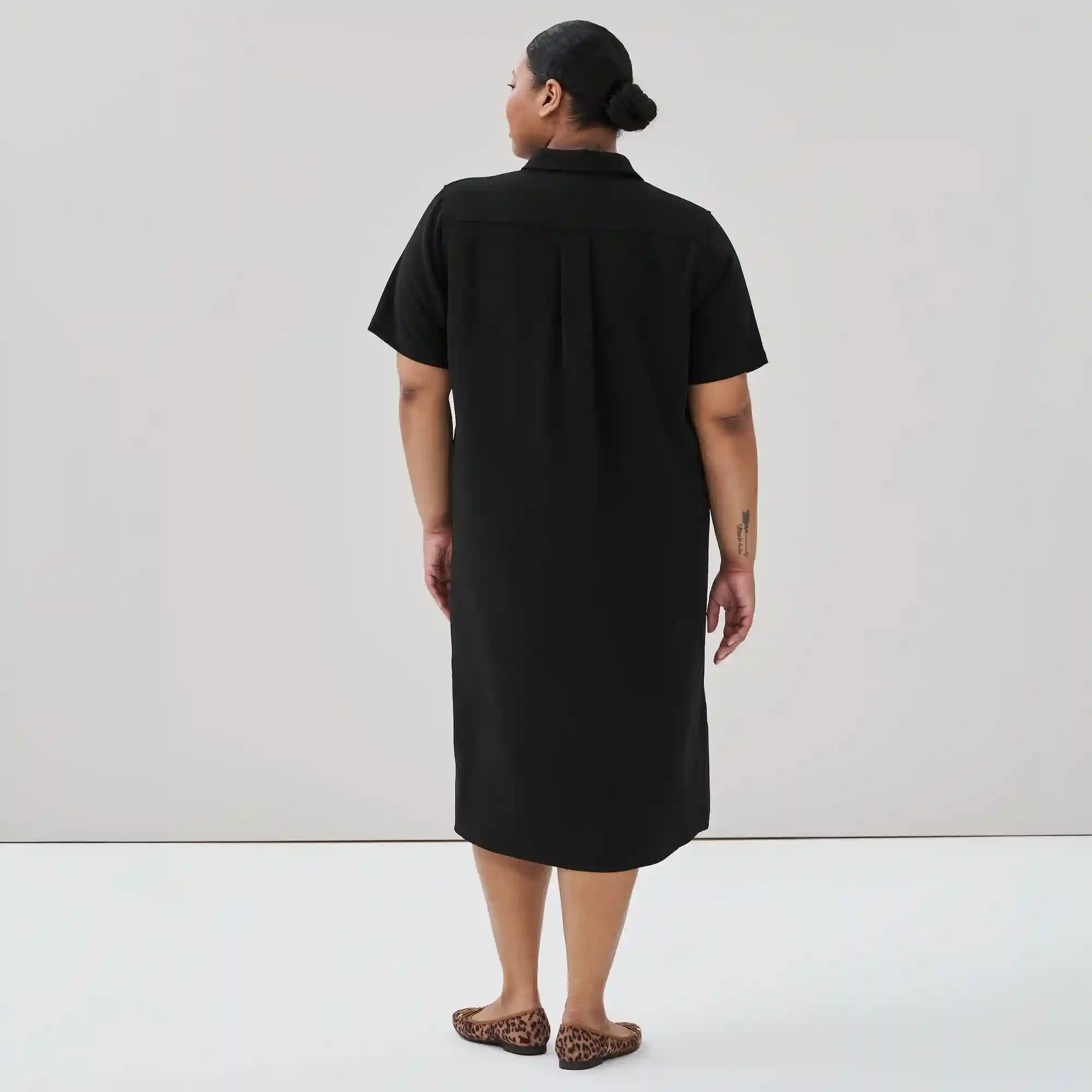 Women+ Crepe Shirt Dress
