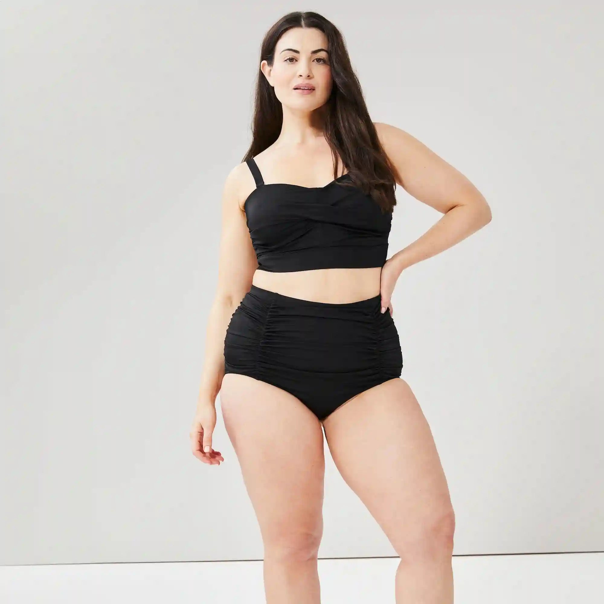 Women+ Front Twist Swim Top