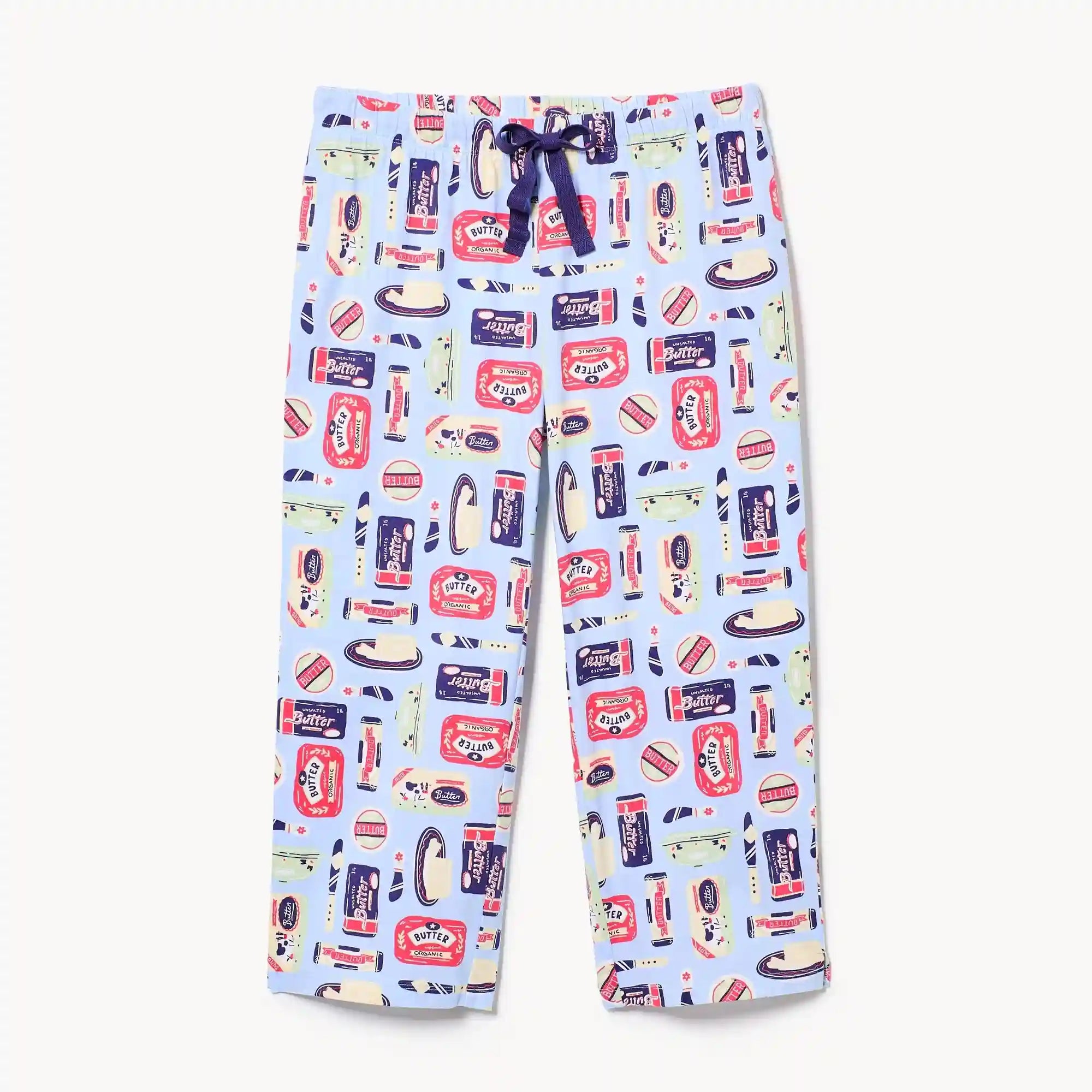 Printed Cropped Sleep Pant