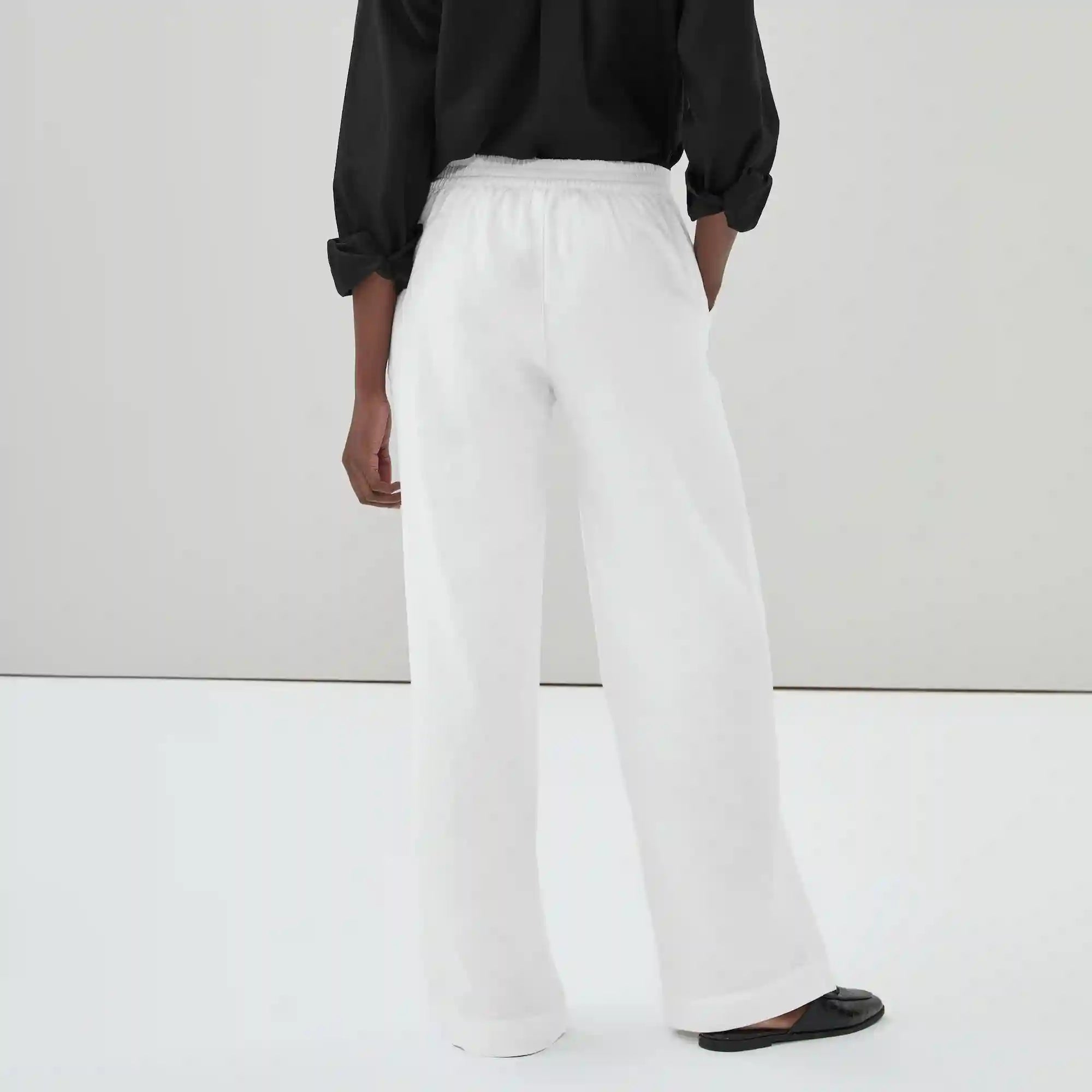 Linen Cotton Wide Leg Pant
