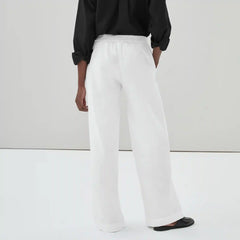 Linen Cotton Wide Leg Pant