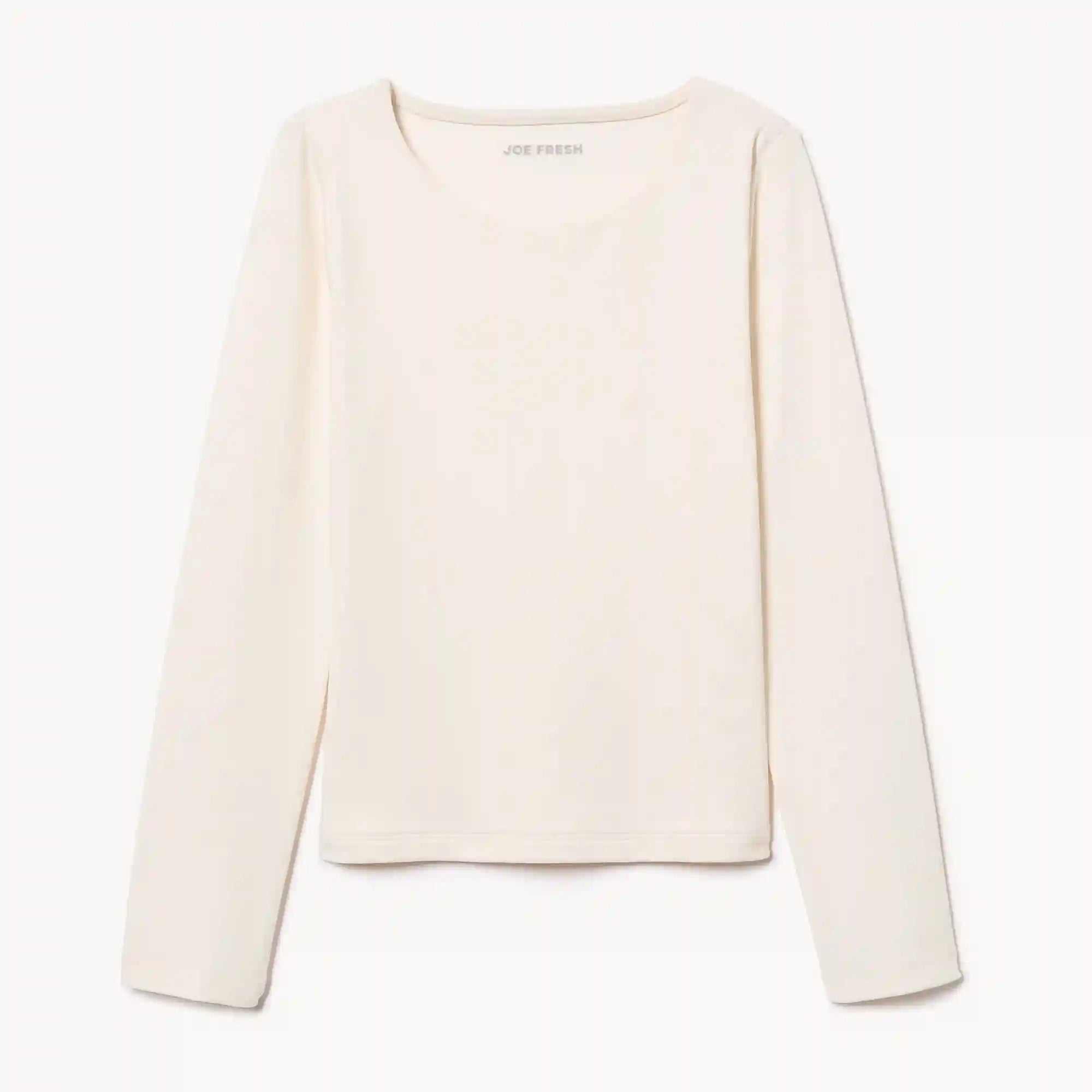 Tween Girls' Scoop Neck Long Sleeve Top