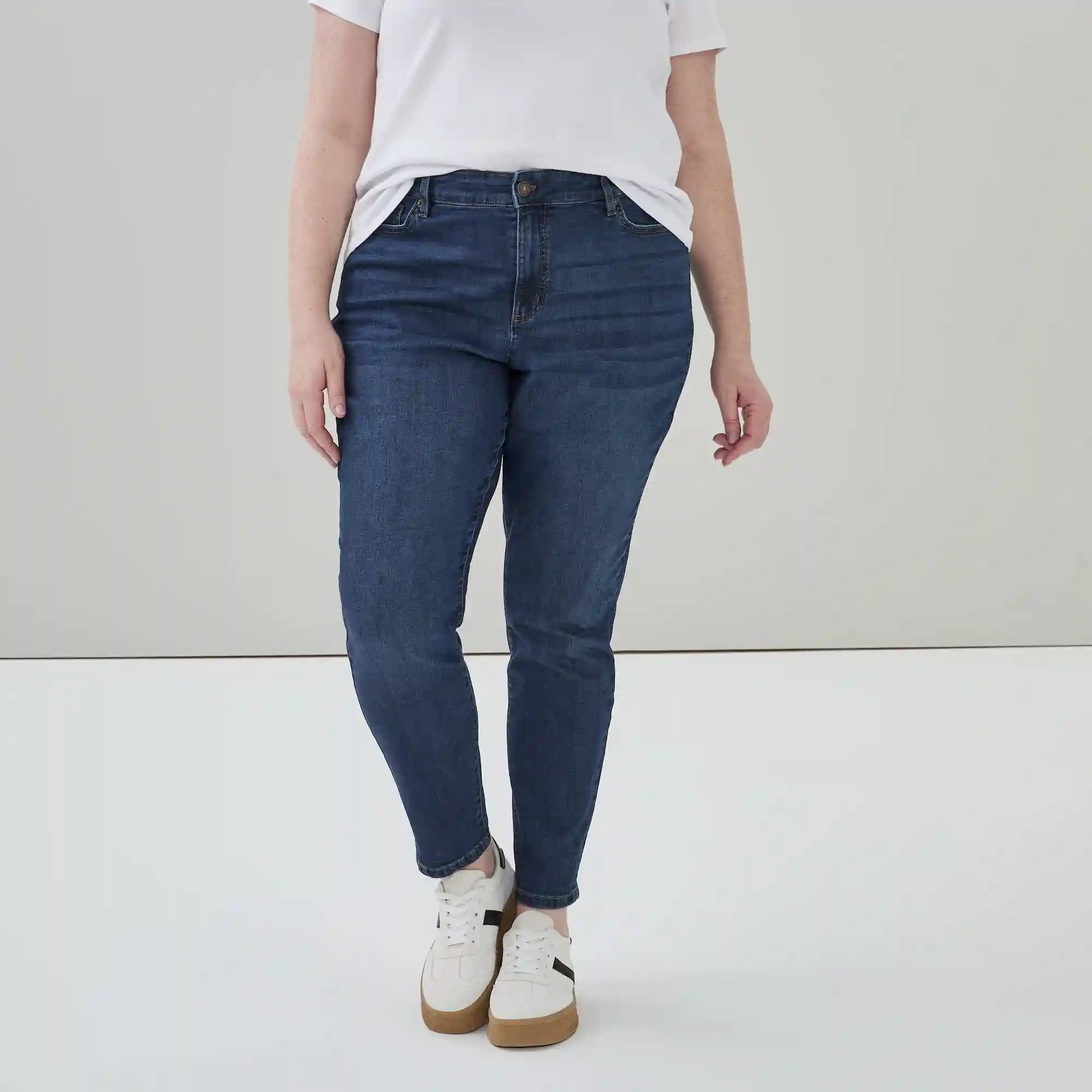 Women+ Dark Wash Classic Slim Fit Jean
