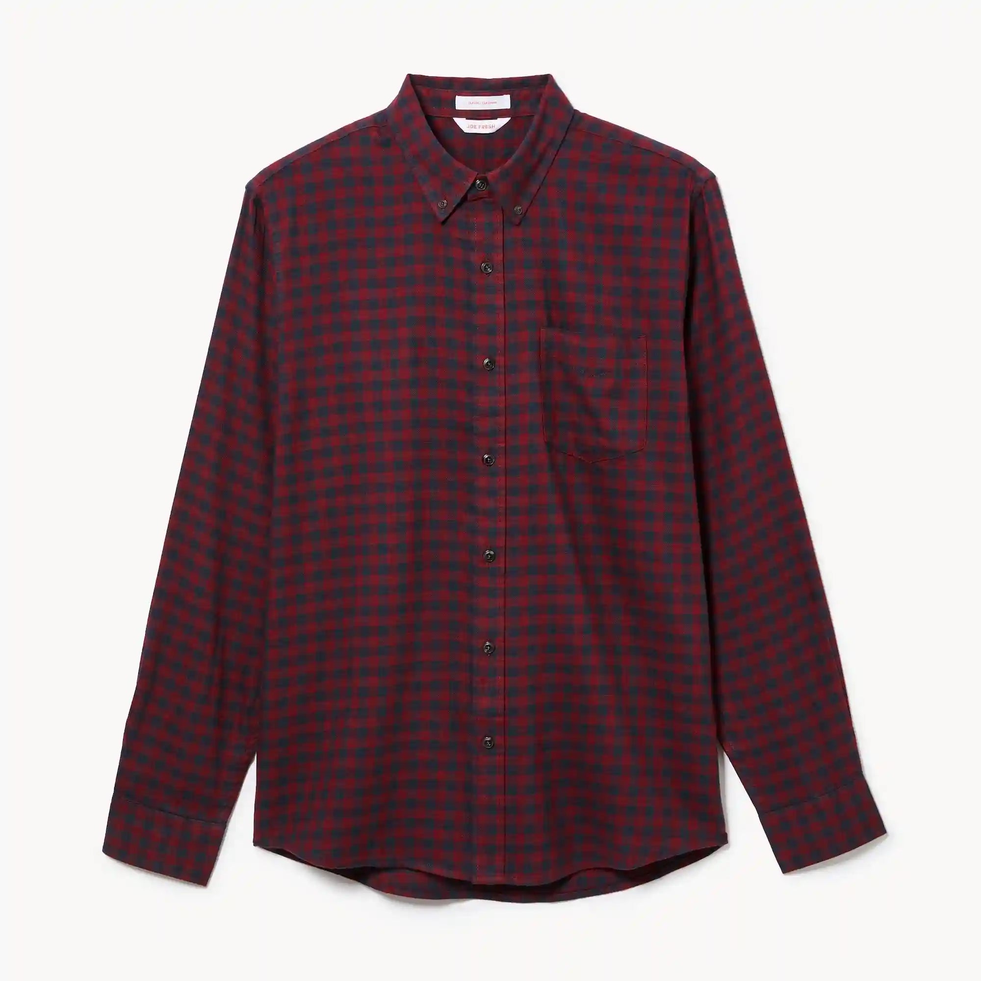 Men's Flannel Button-Down Shirt