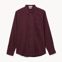 Men's Flannel Button-Down Shirt