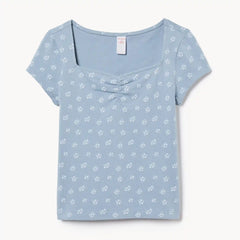 Tween Girls' Ruched Jersey T-Shirt