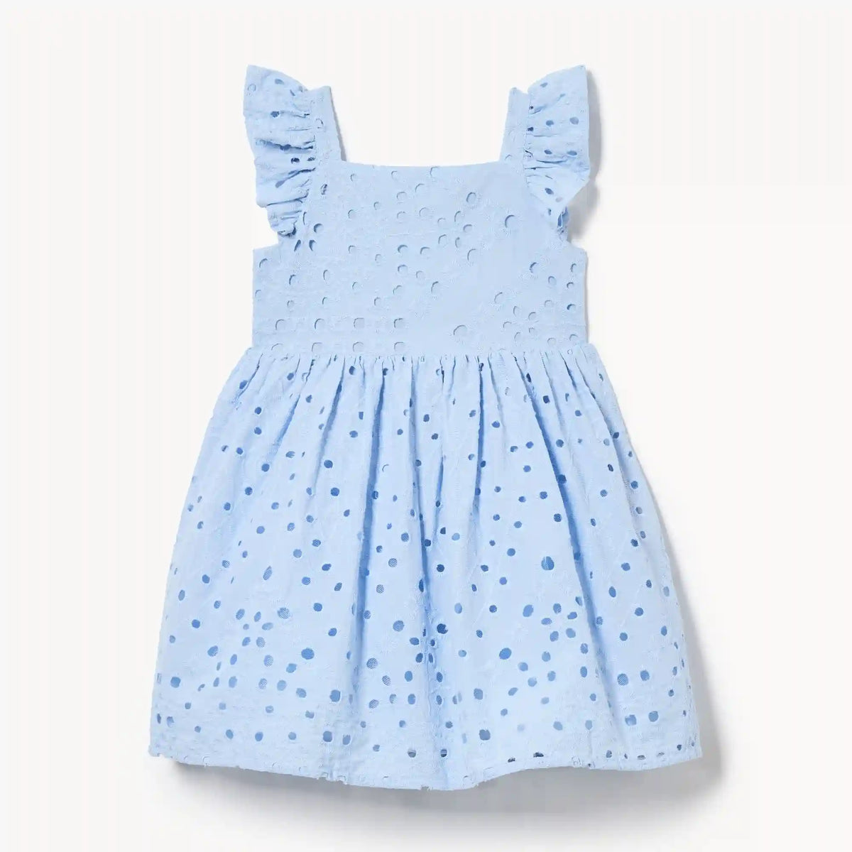 Toddler Girls' Bluberi Boulevard Eyelet Dress