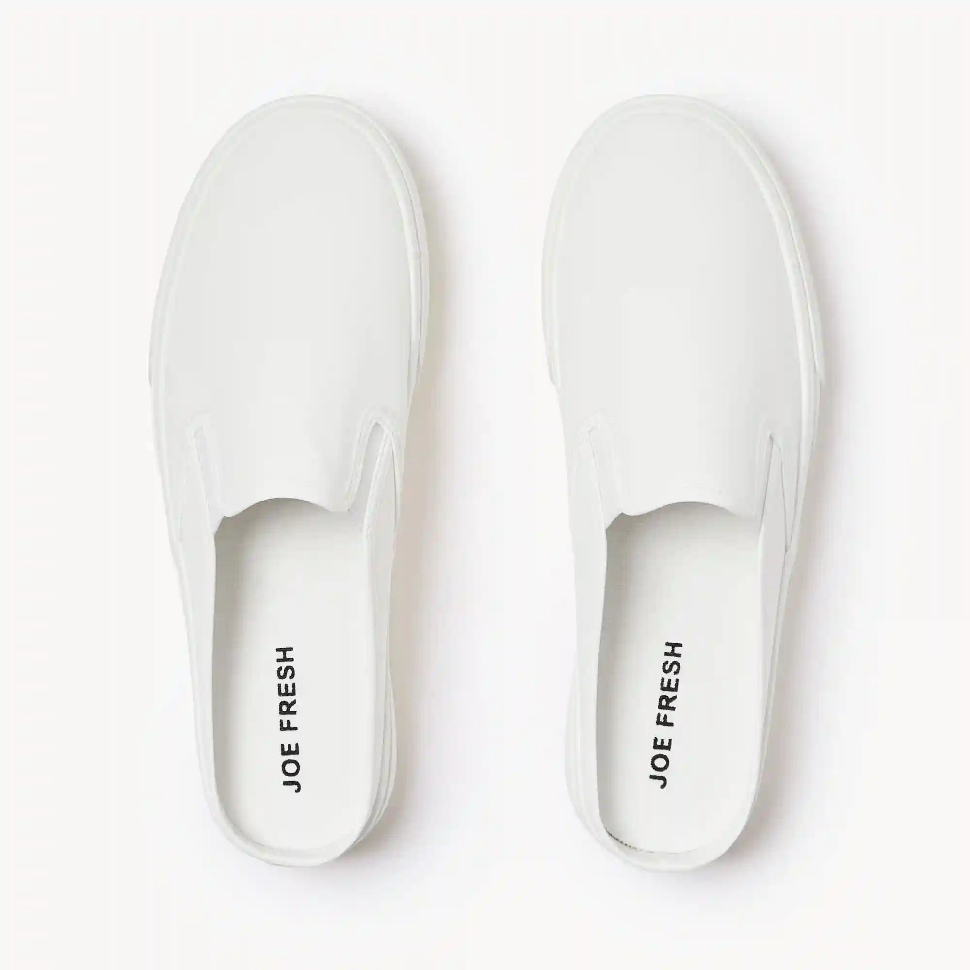 Canvas Slip-On Mules