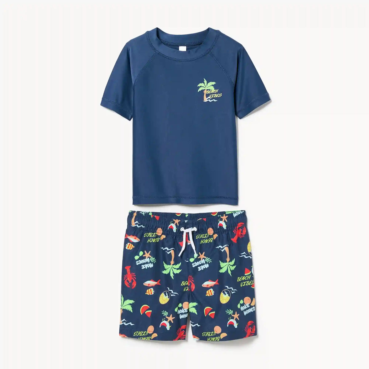 Toddler Boys' Rash Guard Set