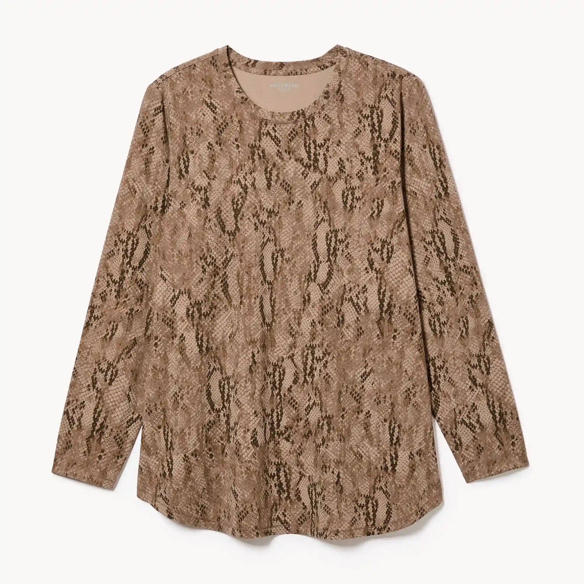 Women+ Active Printed Long Sleeve Top