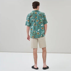 Men's Jurassic Park Gauze Button-Up Shirt