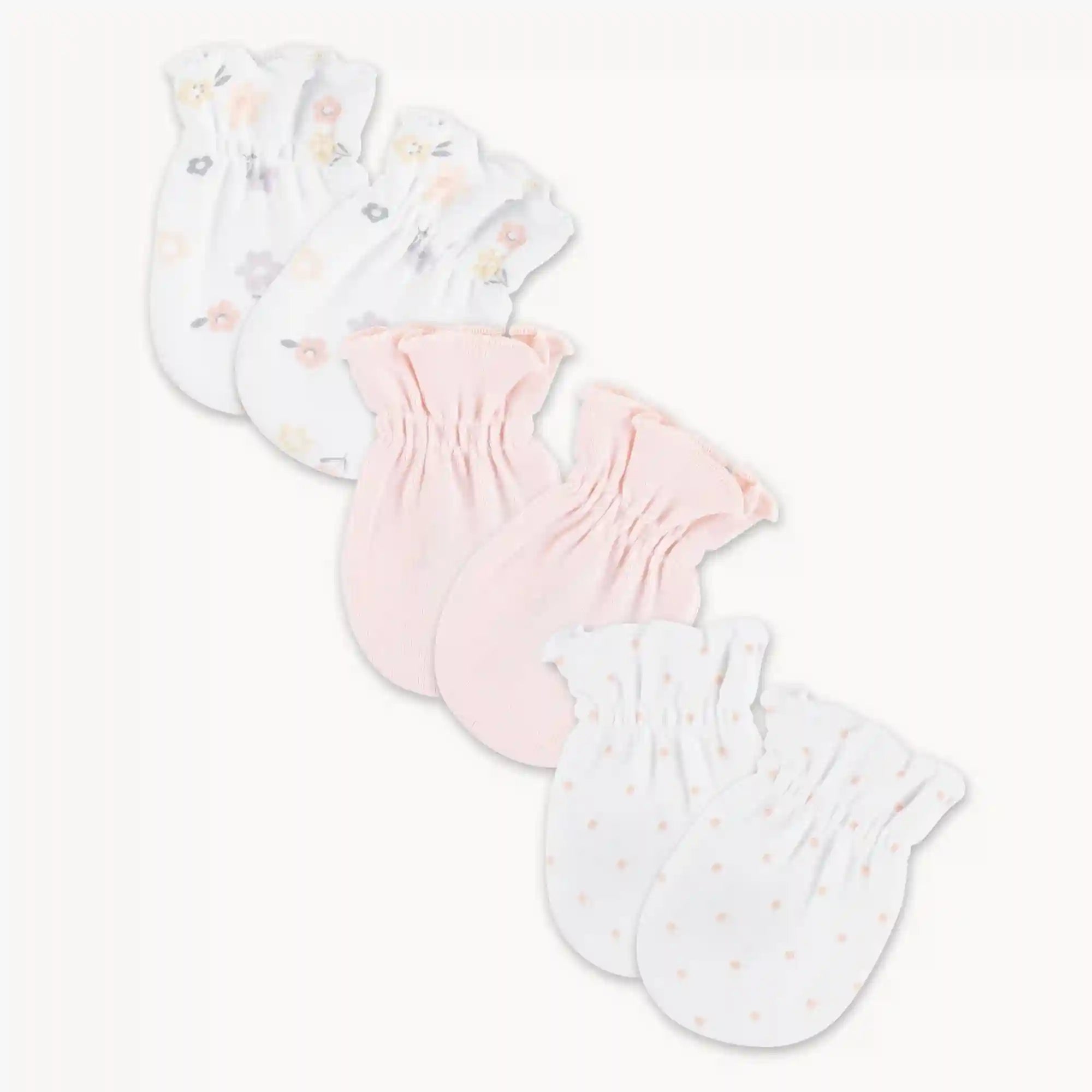 Newborn Huggies Organic Cotton Mittens 3-Pack