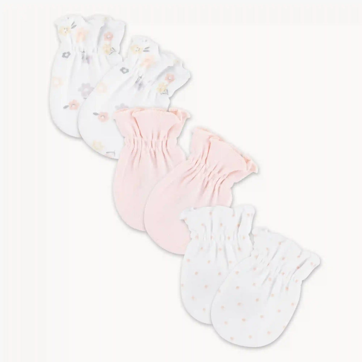 Newborn Huggies Organic Cotton Mittens 3-Pack