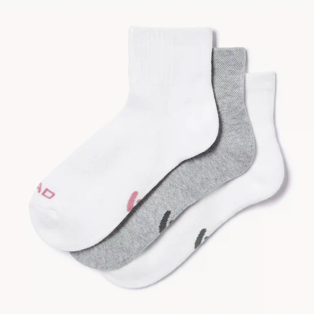 Head 3-Pack Quarter-Crew Socks