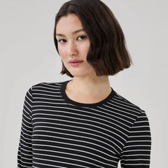Active Striped Long Sleeve Top