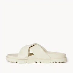 Faux Leather Crisscross Sandals