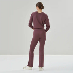 Micro French Terry Flared Sweatpant