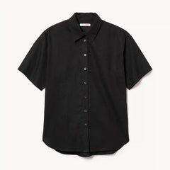 Linen Cotton Button-Up Shirt
