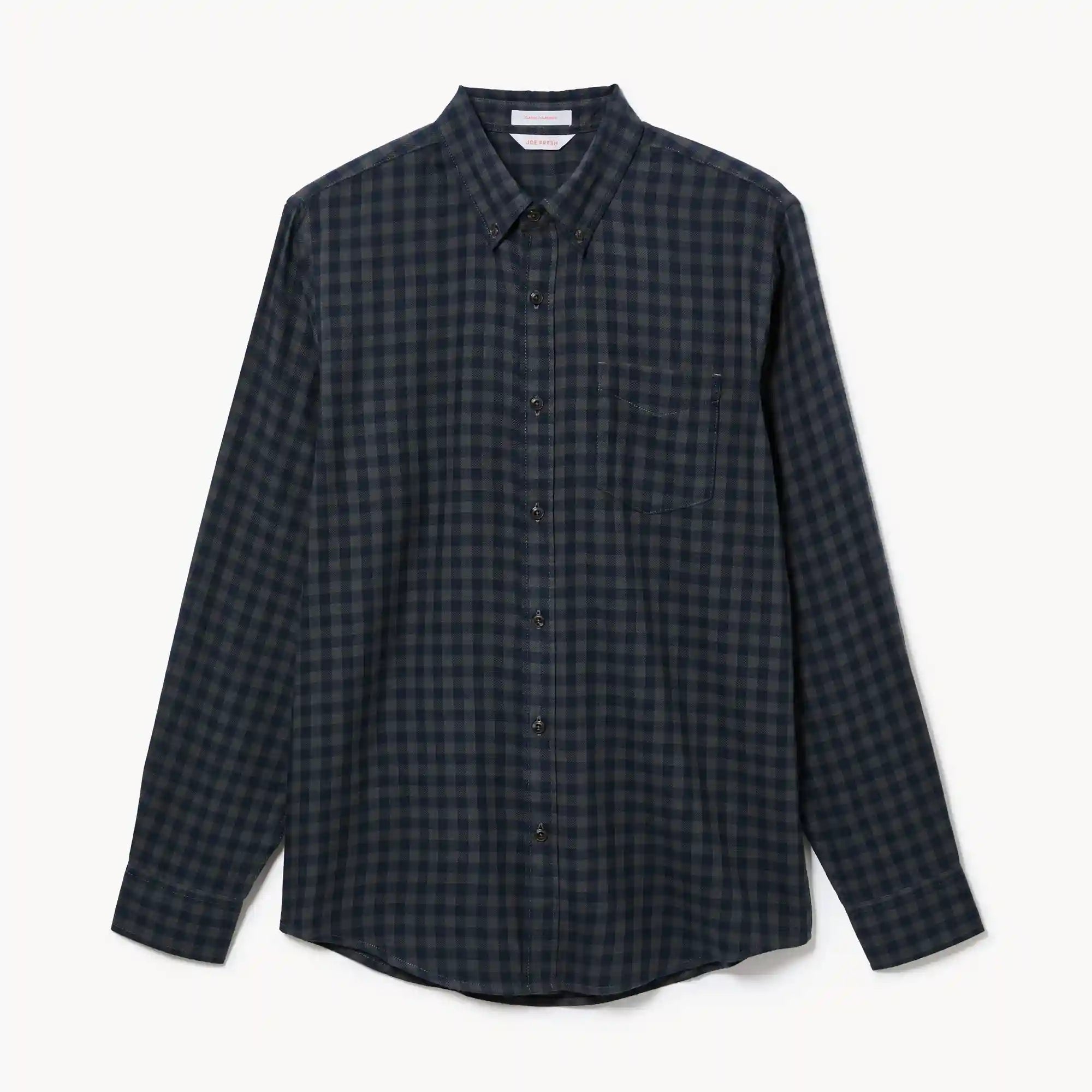 Men's Flannel Button-Down Shirt