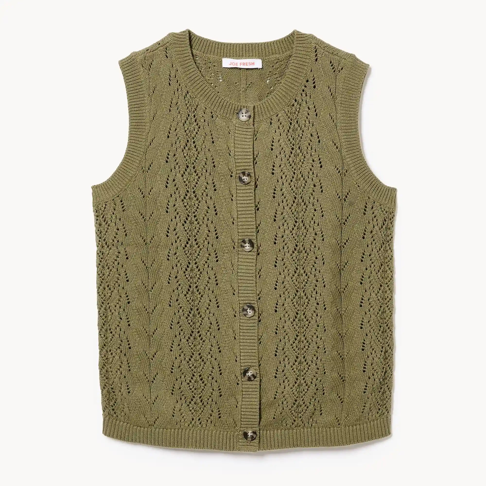 Sleeveless Cardigan