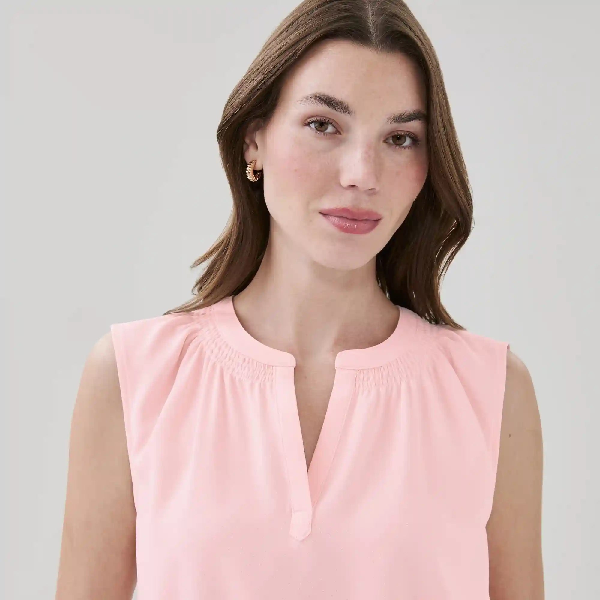 Crepe Sleeveless Top