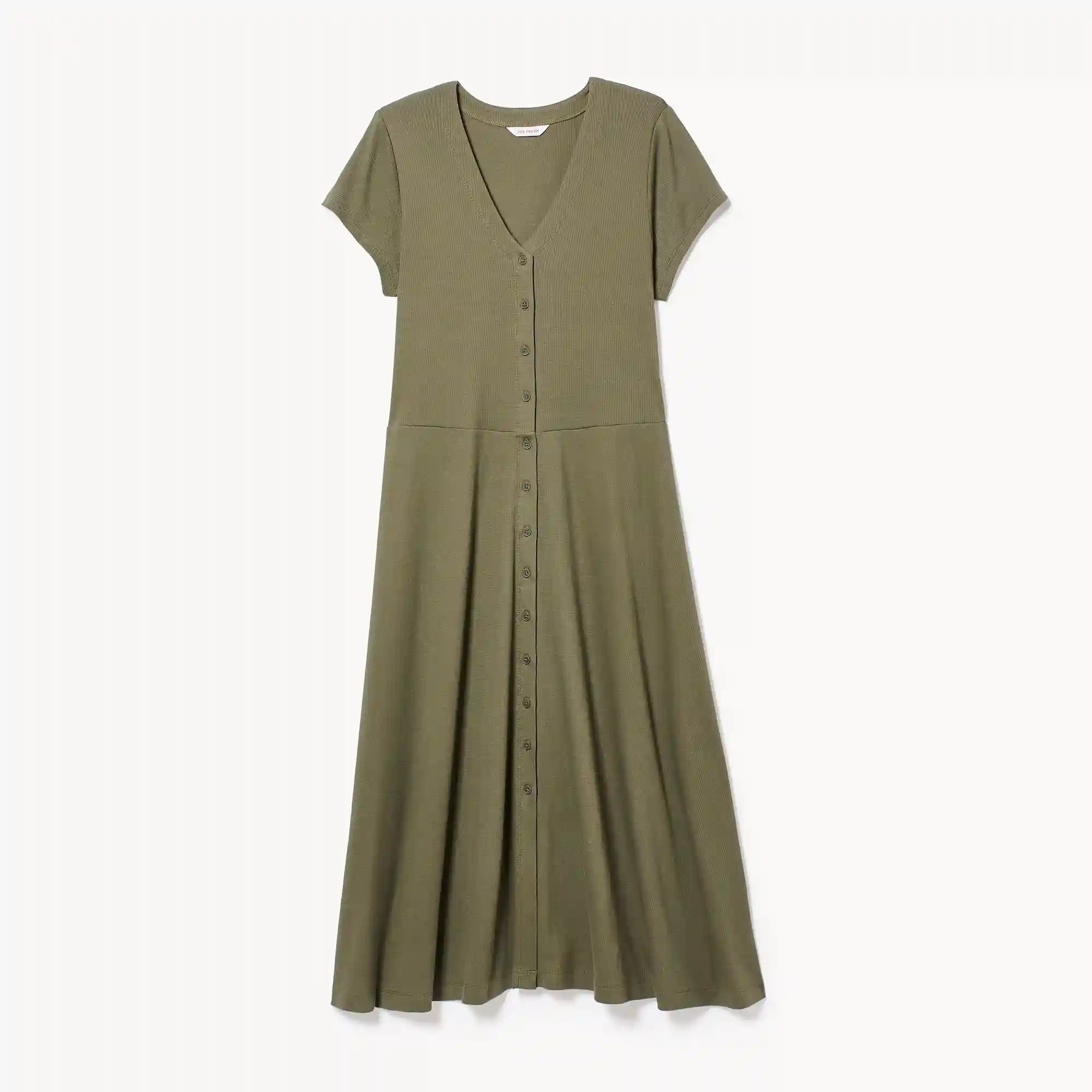 Women+ Button Front Midi Dress