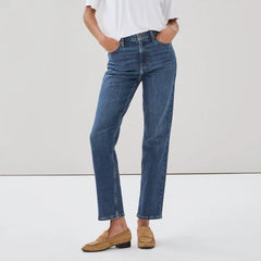 High Rise Straight Leg Jean