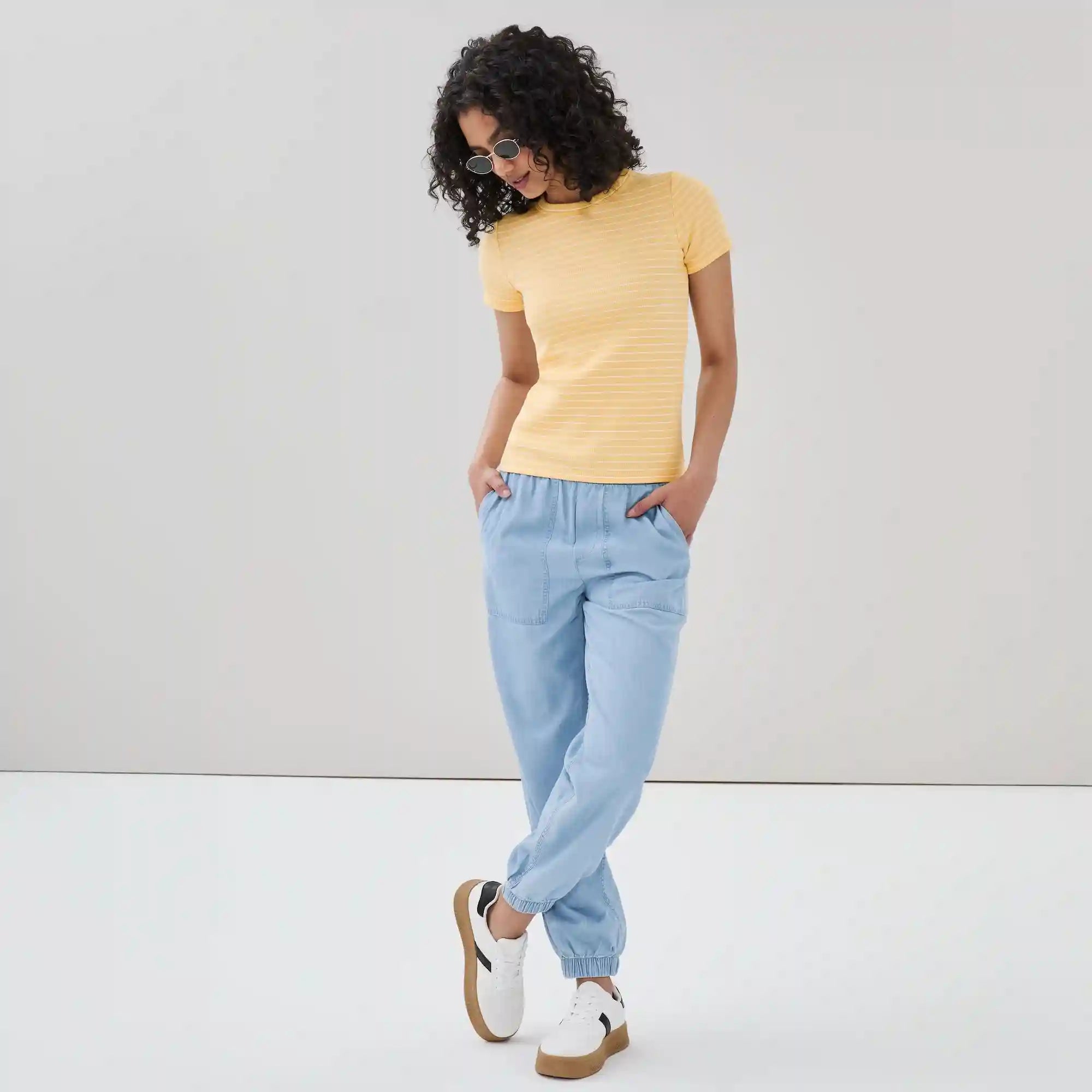 Slim Fit Ribbed T-Shirt