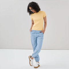 Slim Fit Ribbed T-Shirt