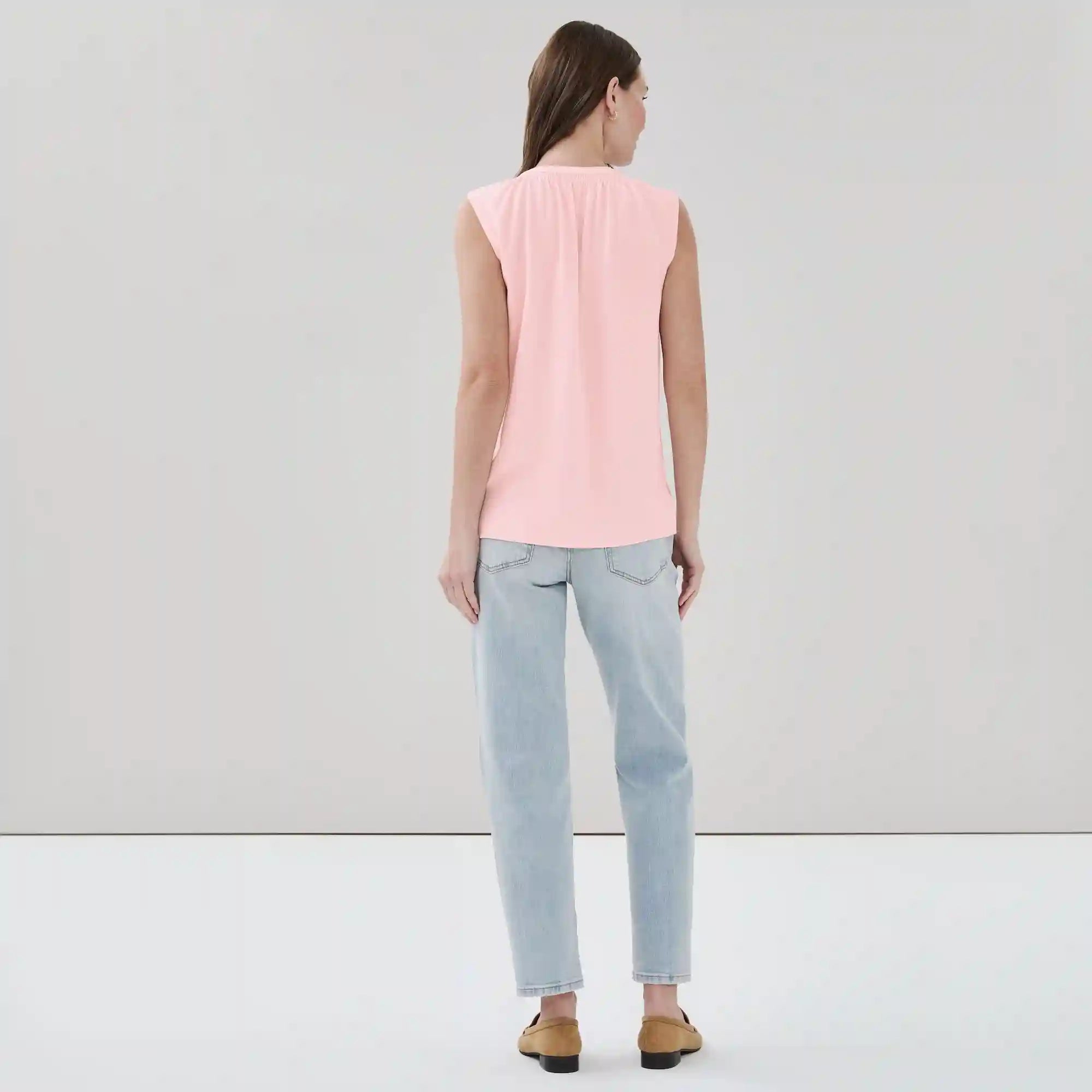 Crepe Sleeveless Top