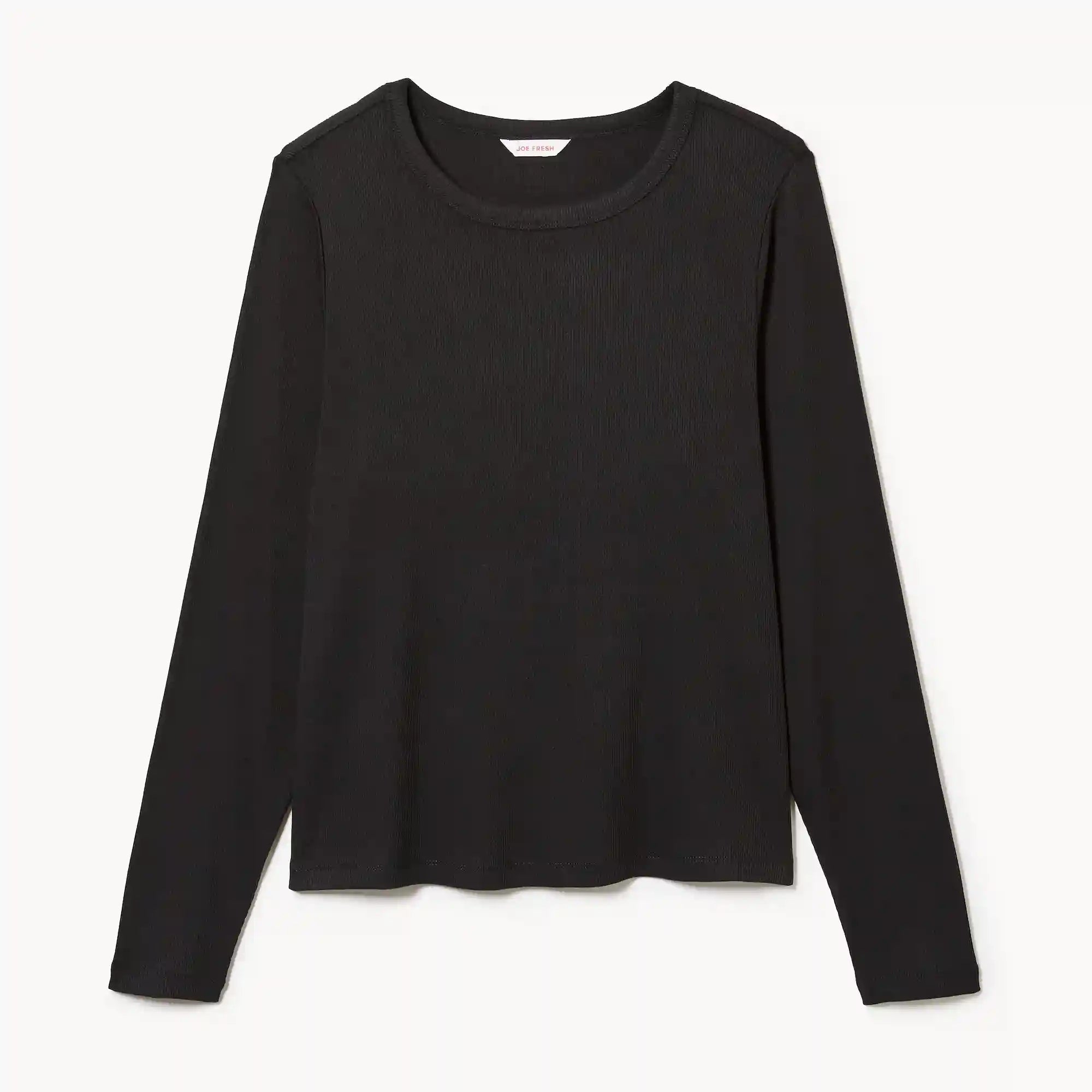 Women+ Ribbed Long Sleeve Top