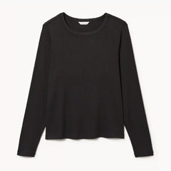 Women+ Ribbed Long Sleeve Top