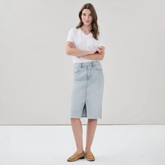 Denim Midi Skirt