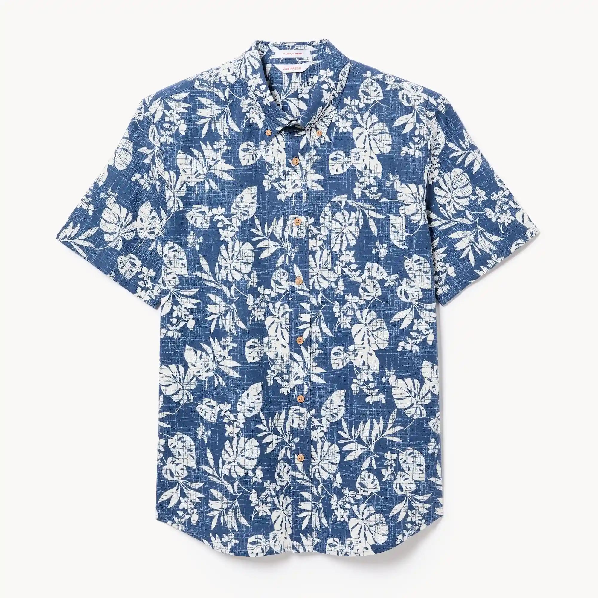 Men's Printed Button-Down Shirt