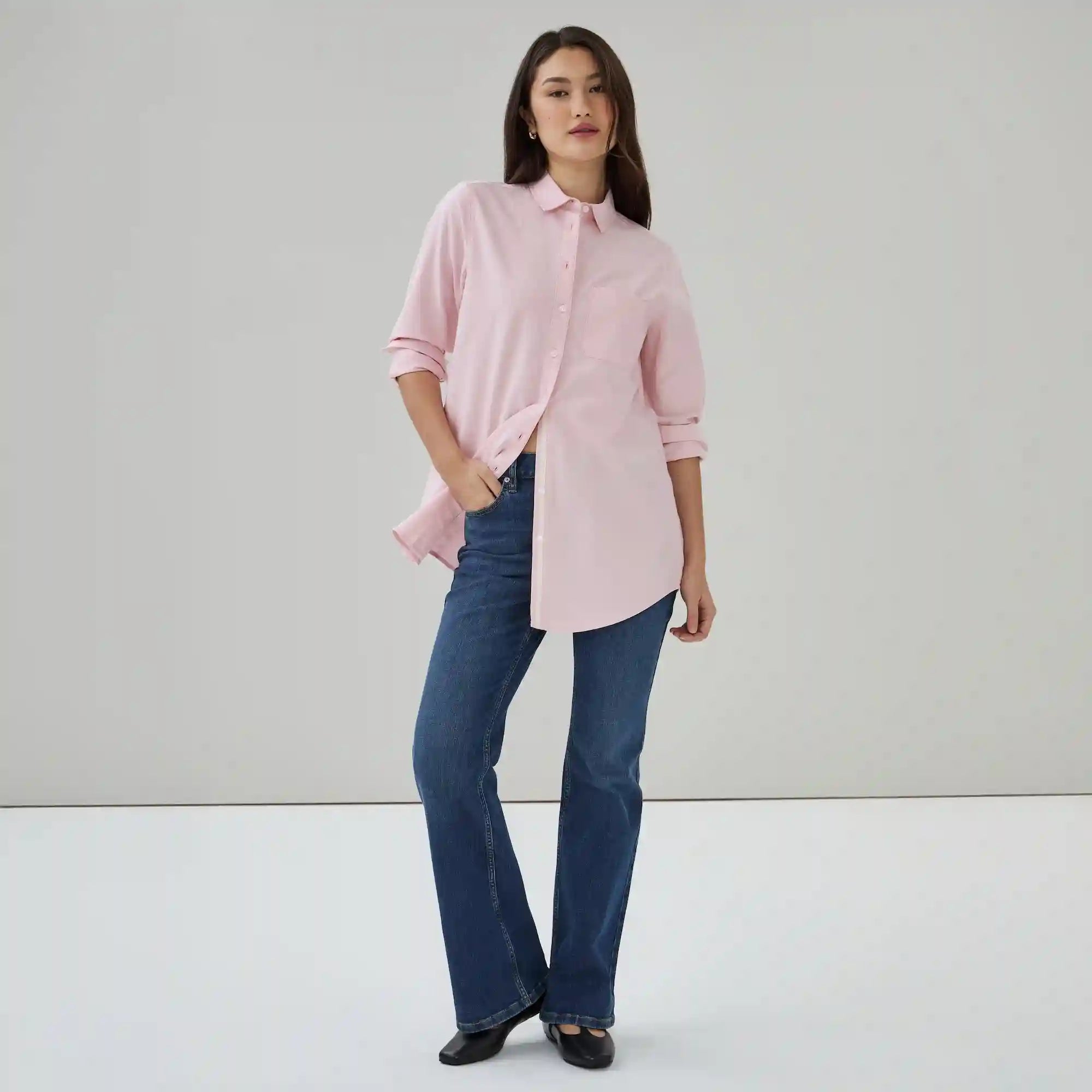 Oxford Button-Up Tunic