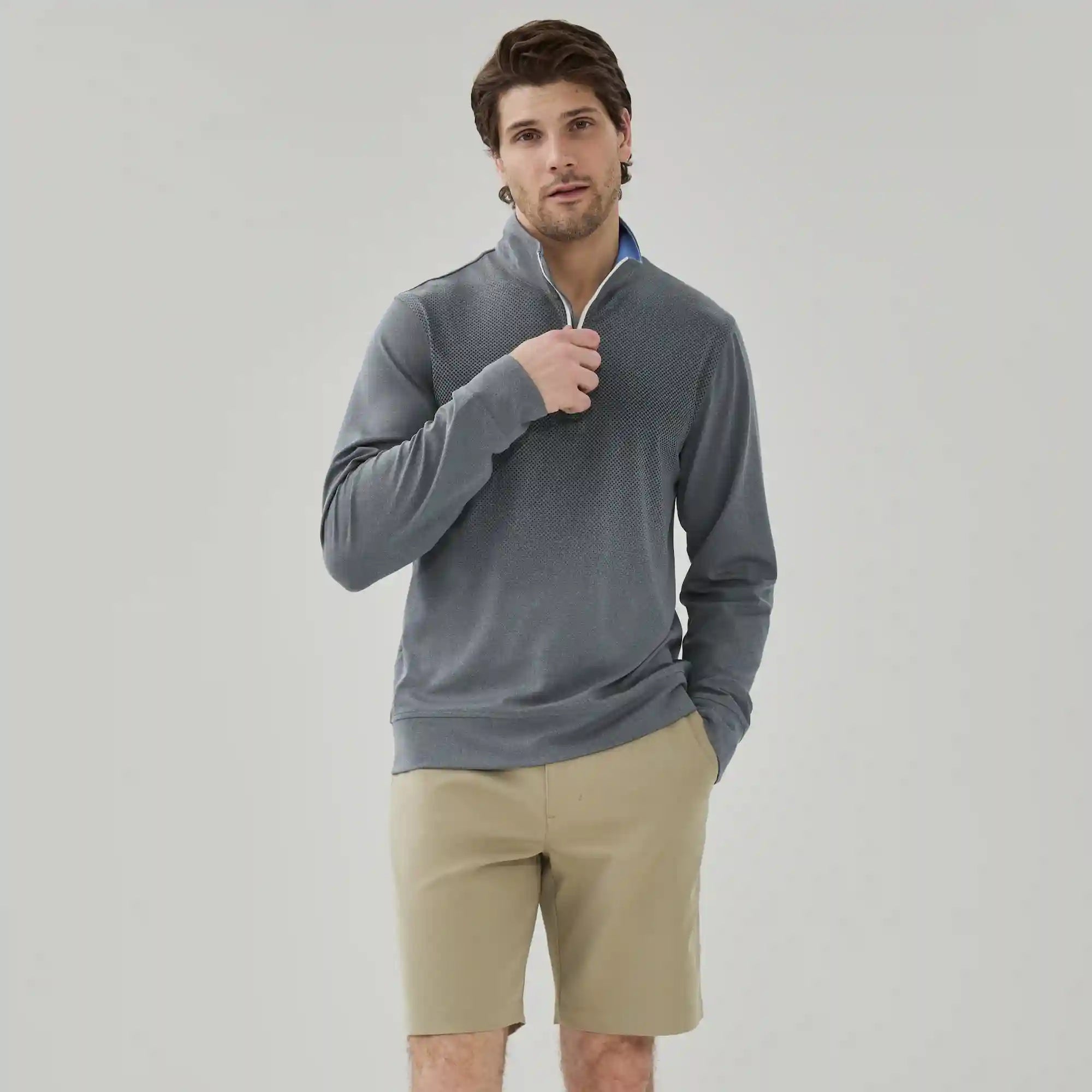 Men's Active Quarter-Zip Sweater