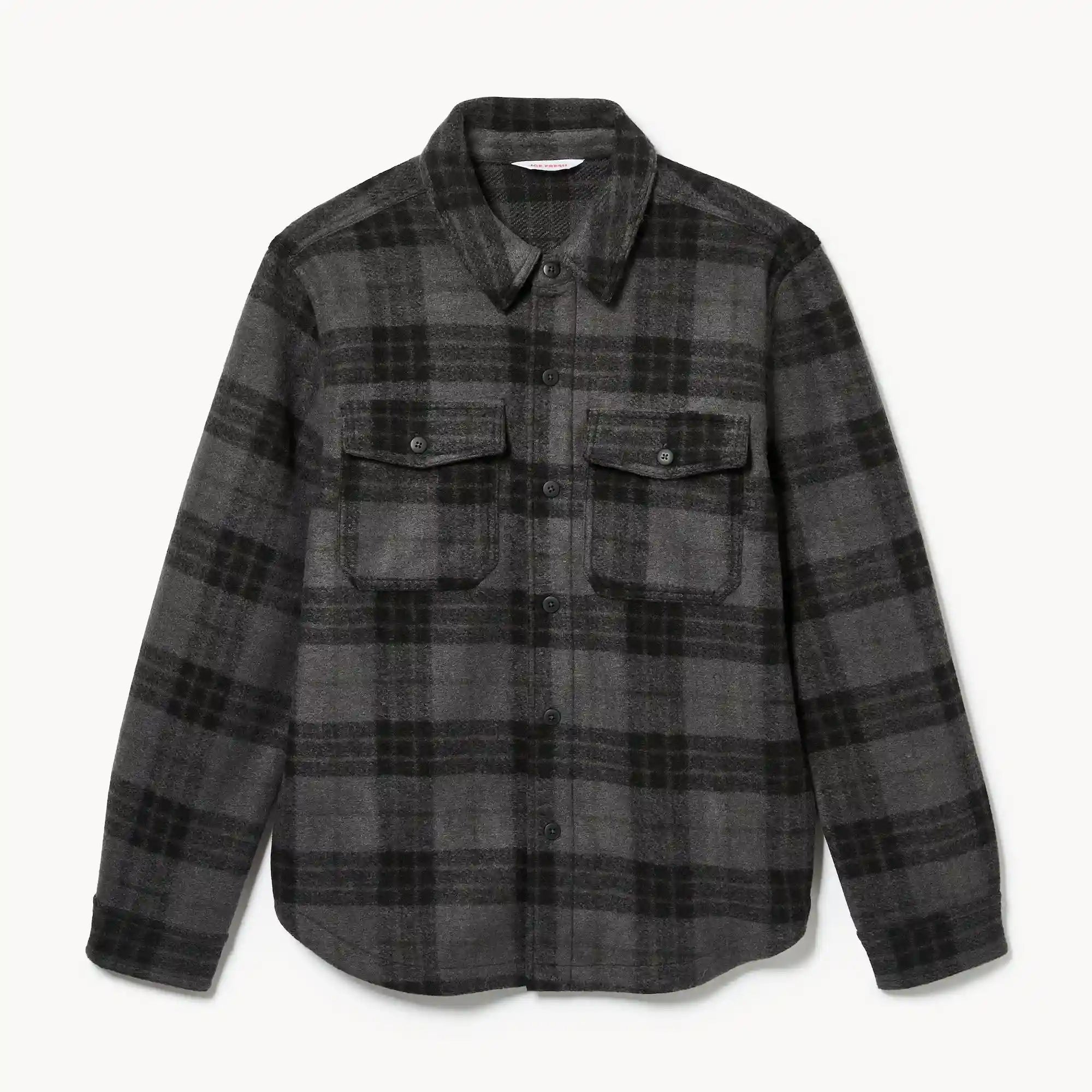 Men's Woven Melton Shacket