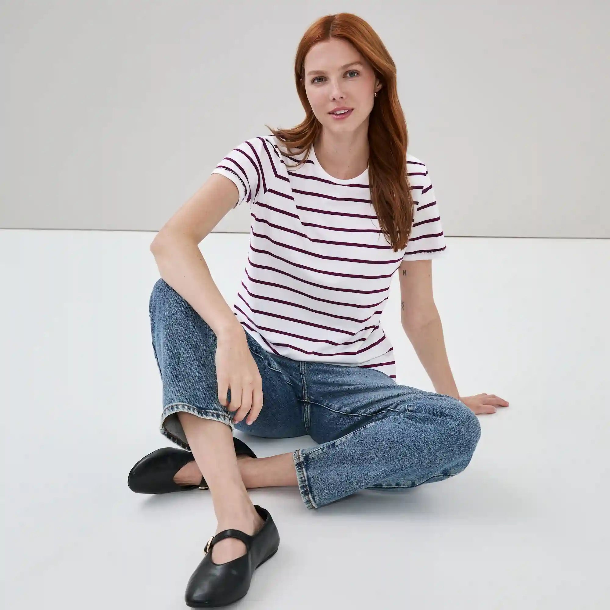 Crewneck Striped T-Shirt
