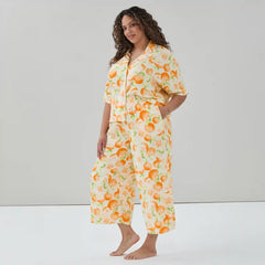 Women+ Printed Cropped Sleep Pant