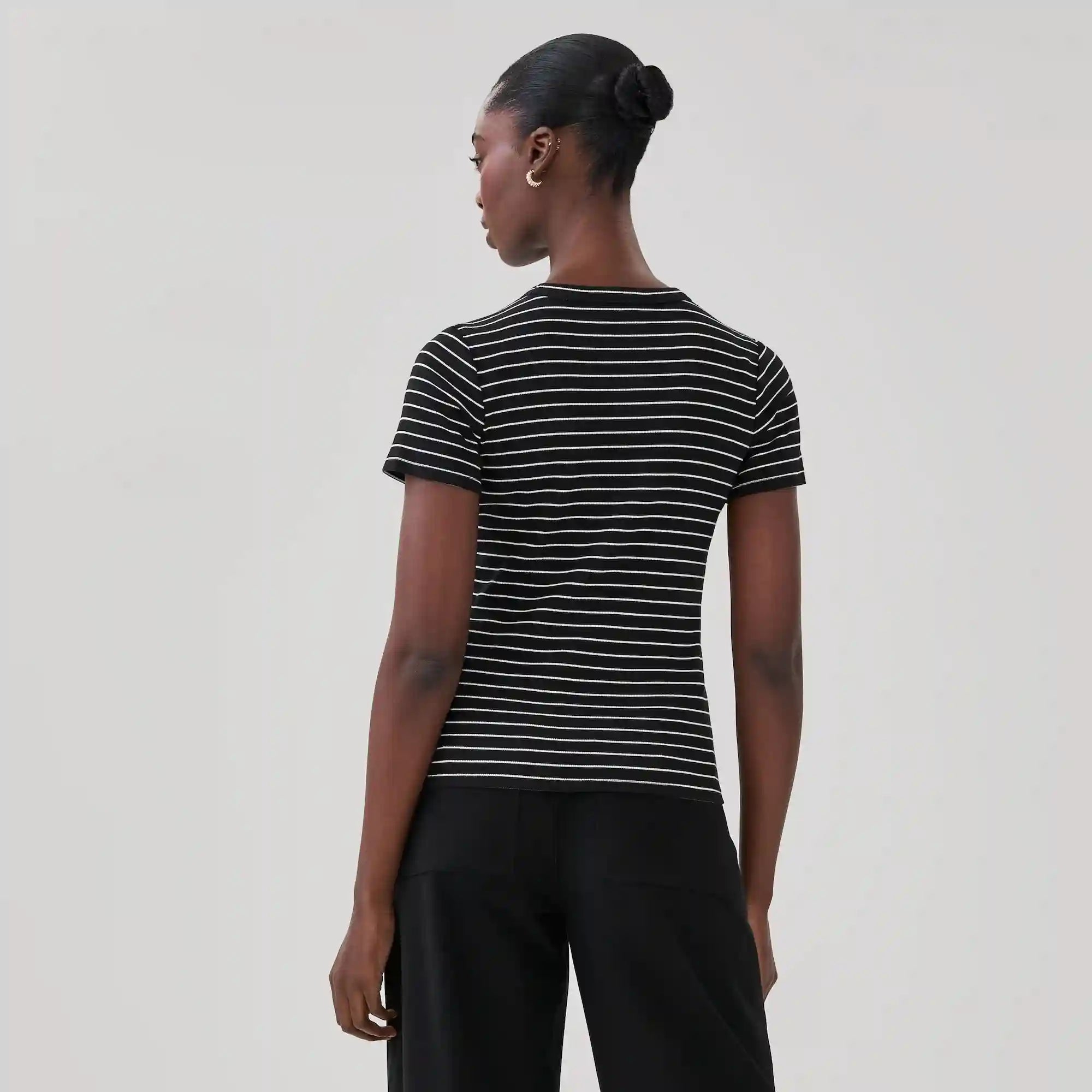 Slim Fit Ribbed T-Shirt