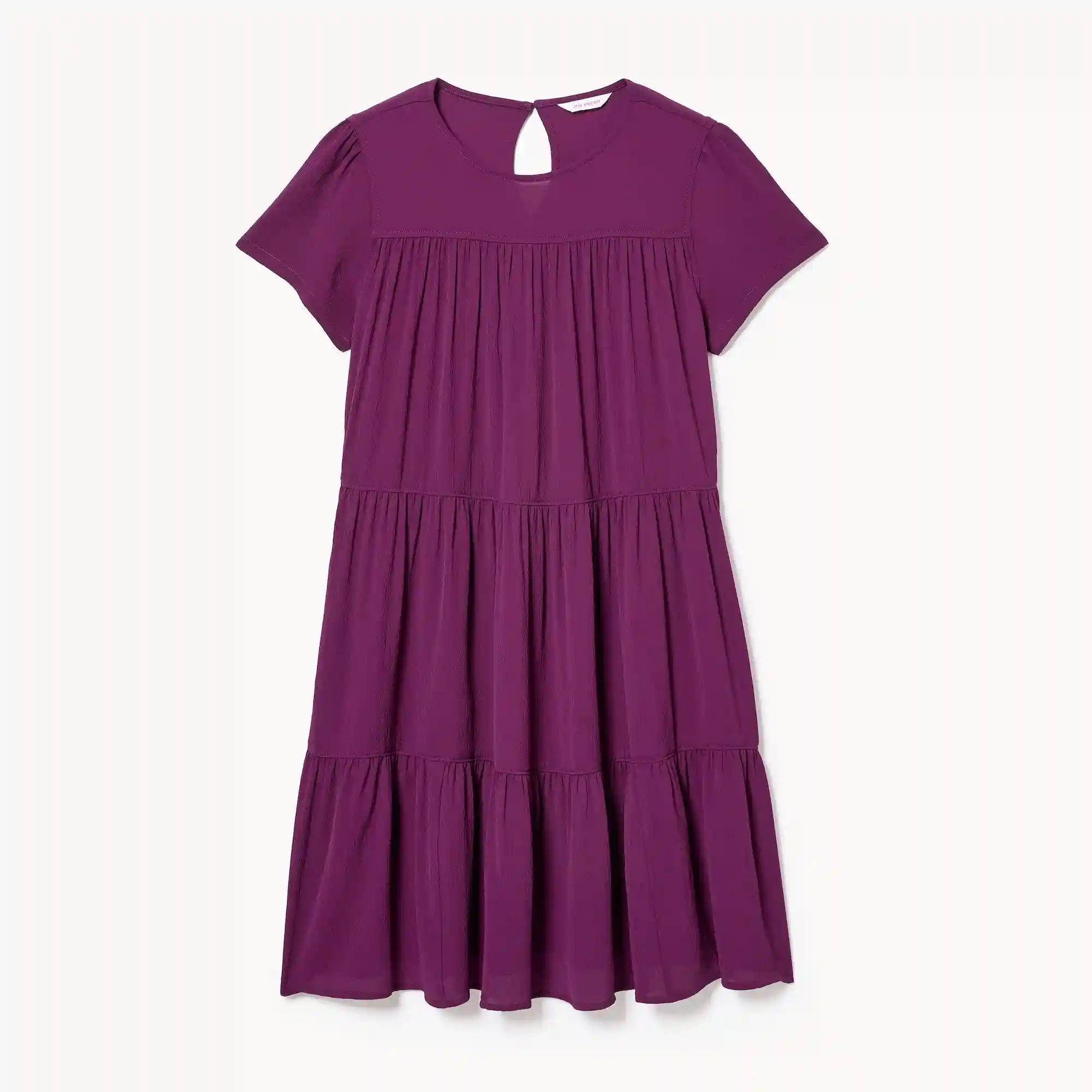 Short Sleeve Tiered Dress