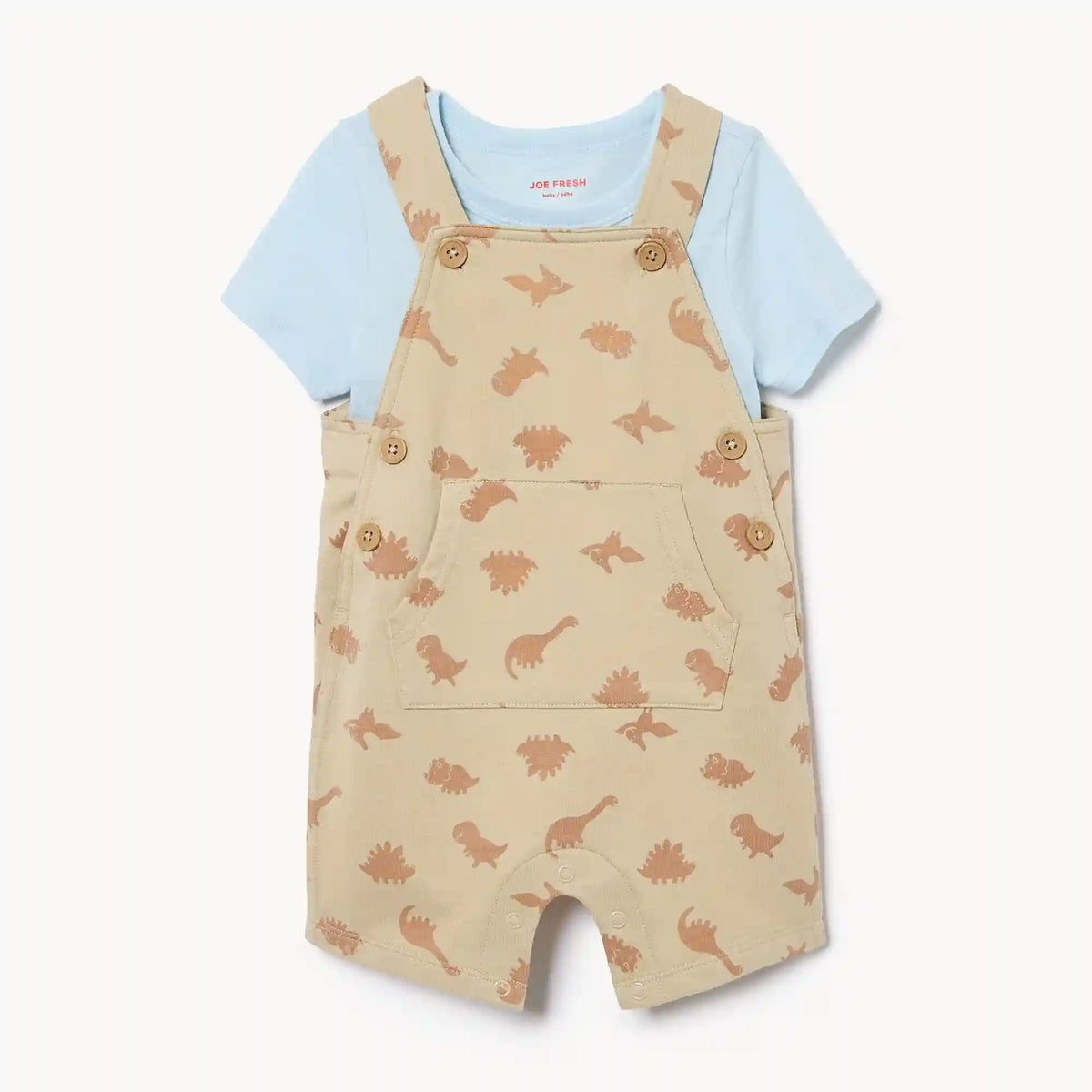 Baby Boys' Short Overall Set